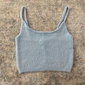 Fuzzy tank top